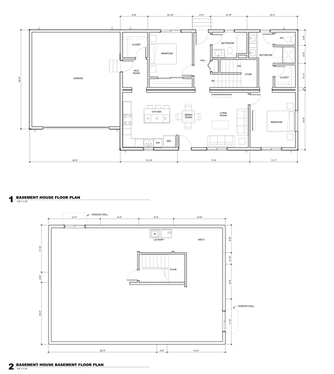Floor plan for 2 beds, 2 baths, 1248 sqft